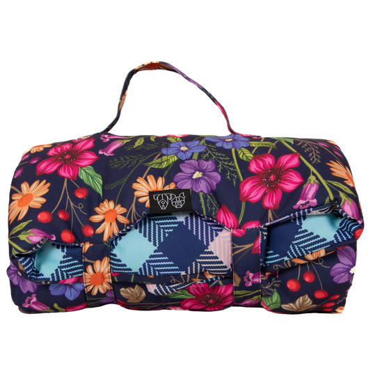 ON-THE-GO PET MAT: Petal Paradise