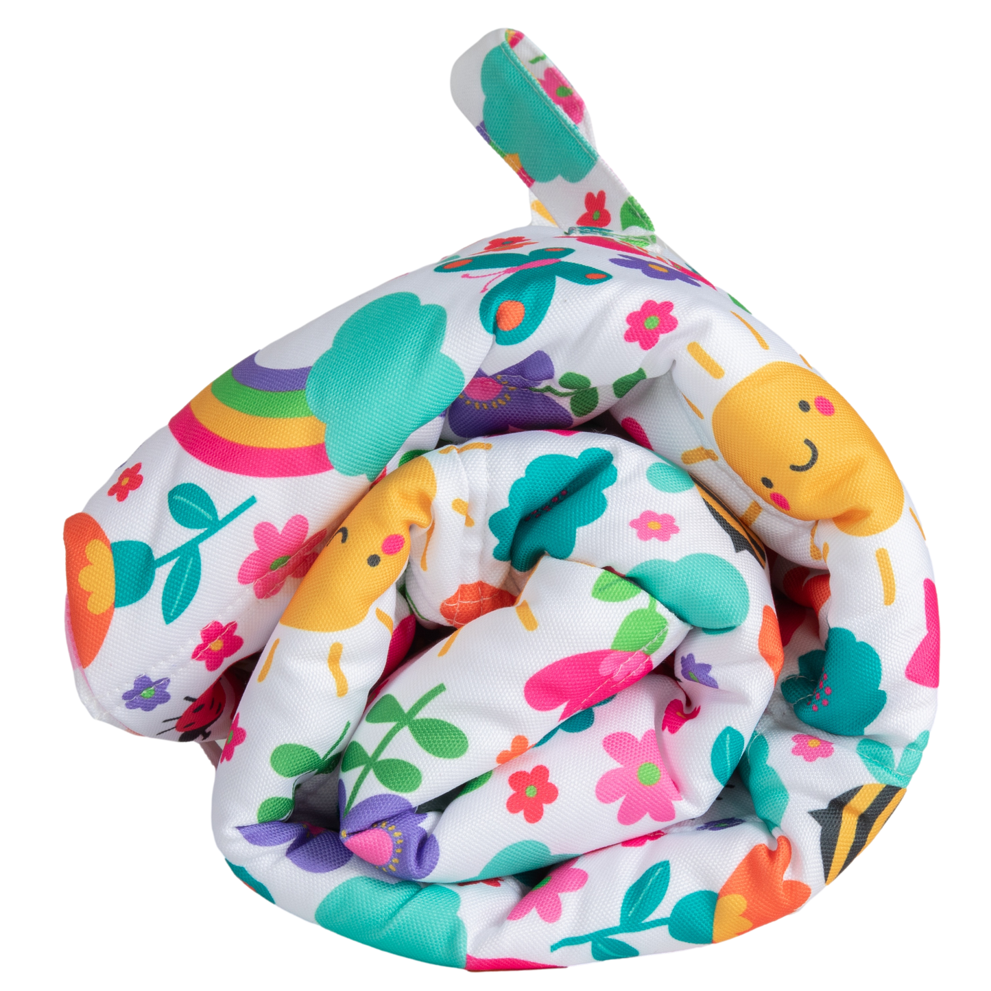 ON-THE-GO PET MAT: Follow The Rainbow/Rainbow Gingham