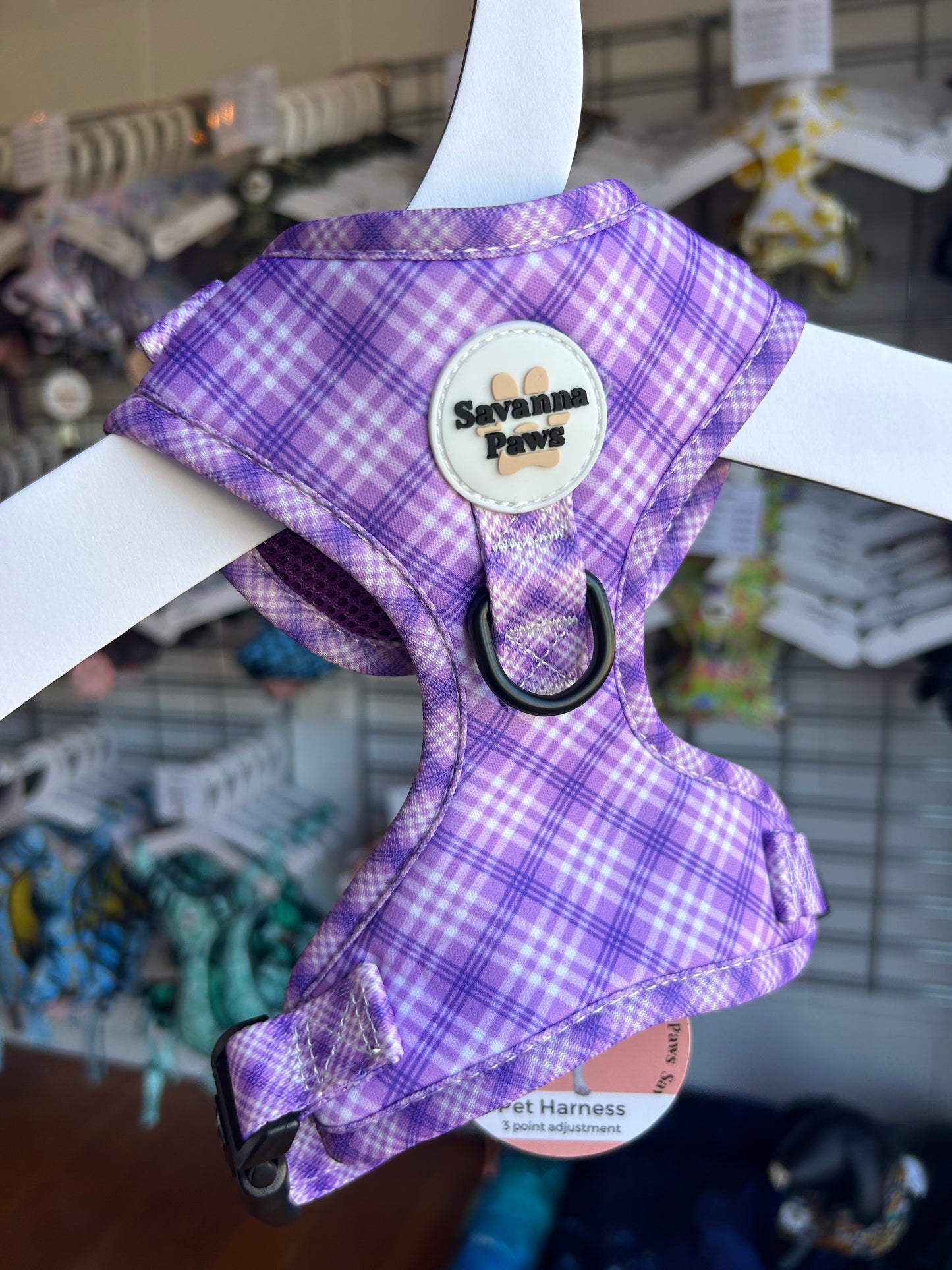 Lilac Plaid - Harness